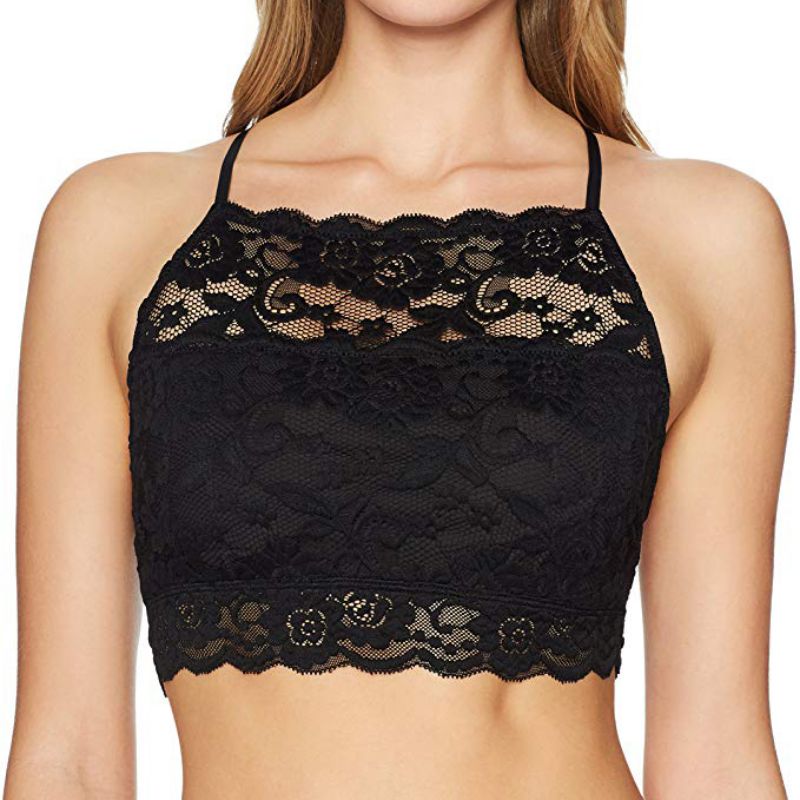 Women Bra Lace Splice Soft Breathable Perspective White Bra Sexy Comfortable Beautiful Back Women's Underwear
