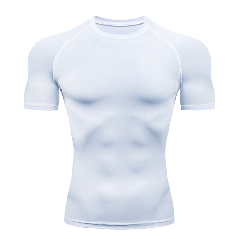 Men's Workout Compression Shirt Turtleneck Long Sleeve Rash Guard Gym Base Layer Athletic Undershirt Gear Sports Shirt