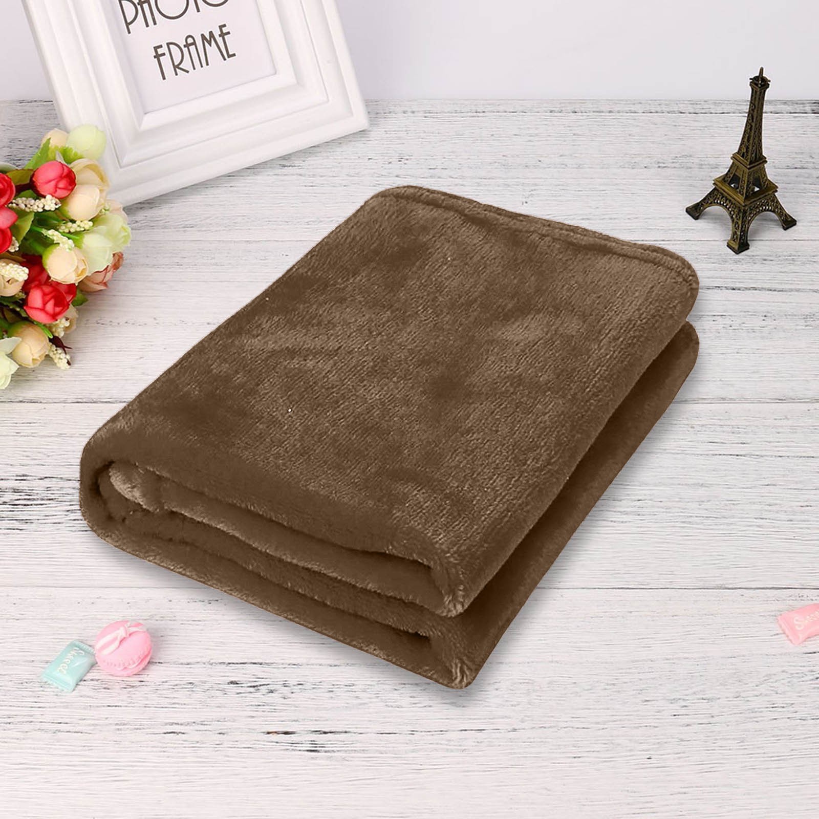 1pc 50X70CM Fleece Throw Blanket Extra Soft Warm Fuzzy Bed Plush Lightweight Microfiber Couch Sofa Blankets